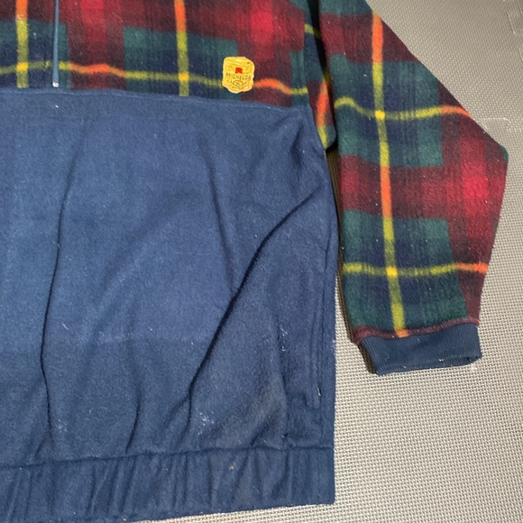 Vintage Bugle Boy Plaid Quater Zip Sweater - Picture 3 of 15